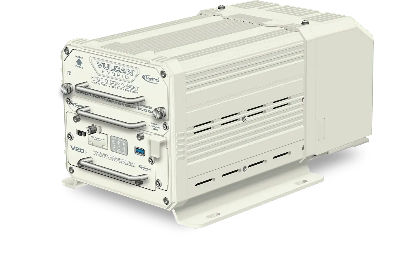 AngelTrax V20HC mobile network video recorder.