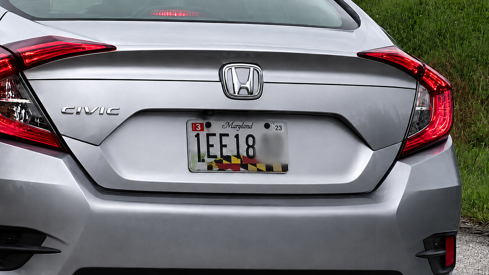 Example Front Tag Camera view showing a vehicle and its license plate.